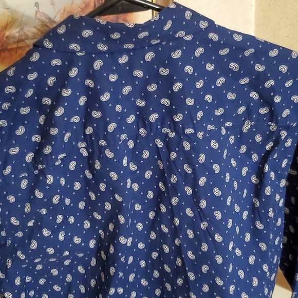 Womens Ralph Lauren paisley print button down shirt, - Picture 10 of 12